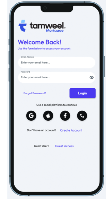 Tamweel Mortgage Finance Screenshot
