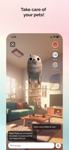 Game screenshot Zoo Pals: AI Comfort Pet apk