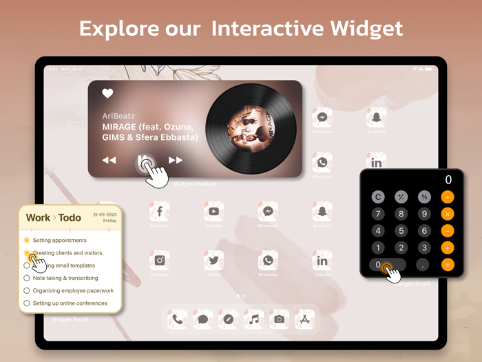 Widget Custom HomeScreen