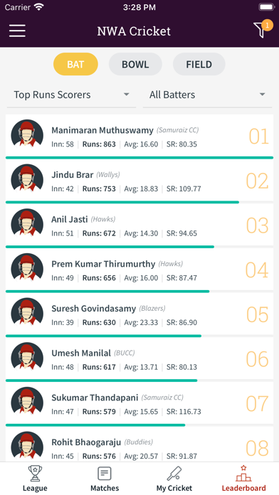 NWA Cricket Screenshot