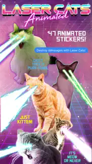 laser cats animated iphone screenshot 1