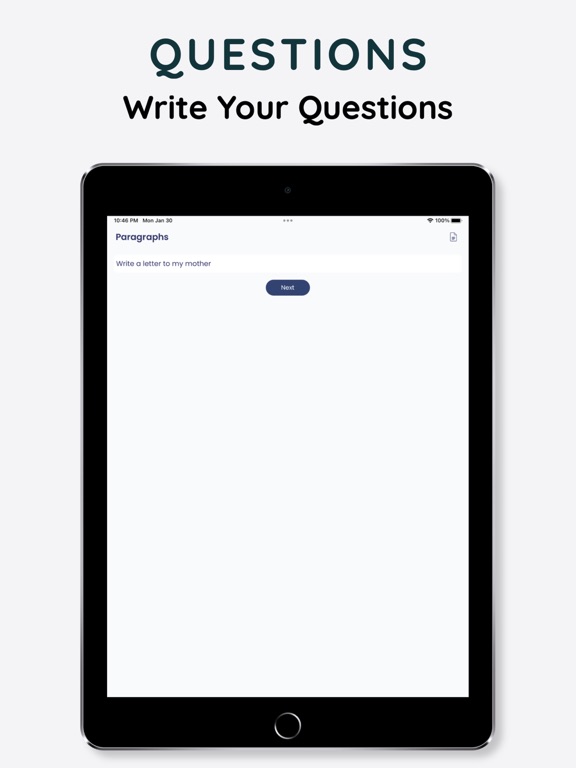 ParagraphAI for AI Assistant iPad screenshot 2 - Productivity app