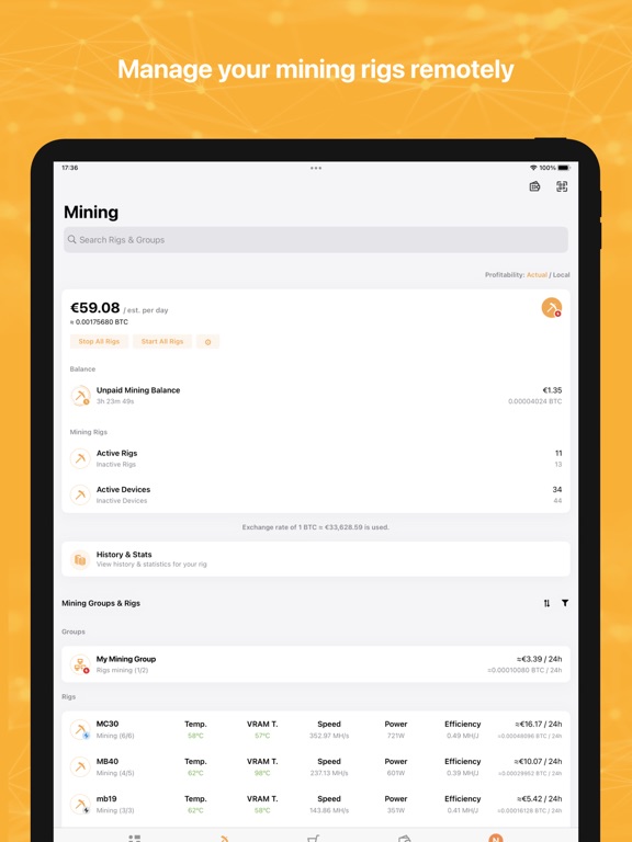 Screenshot #4 pour NiceHash