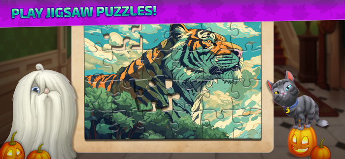 Jigsaw Puzzle Halloween Decor