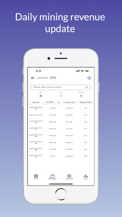 EHashPool Screenshot