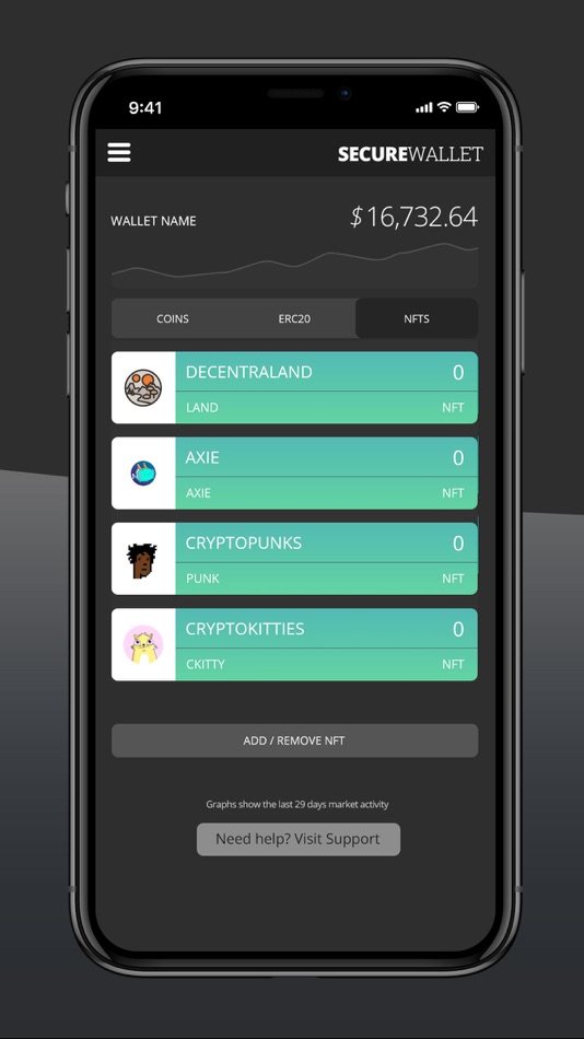 #4. ECOMI Secure Wallet (iOS) 由: ECOMI Technology PTE Ltd
