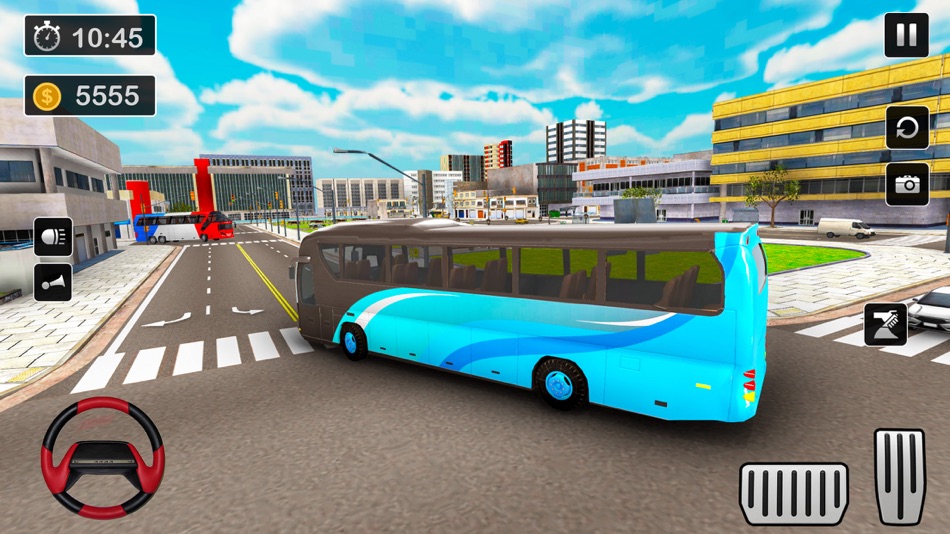 #3. Bus Driving and Bus Simulator (iOS) 来自: One Sider Games