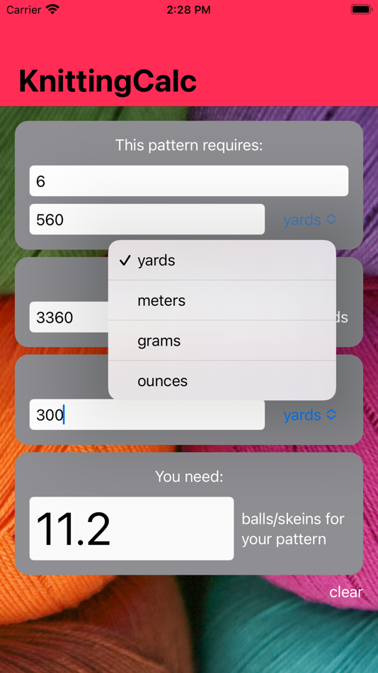 #3. KnittingCalc (iOS) Podle: Mindbeach Ltd