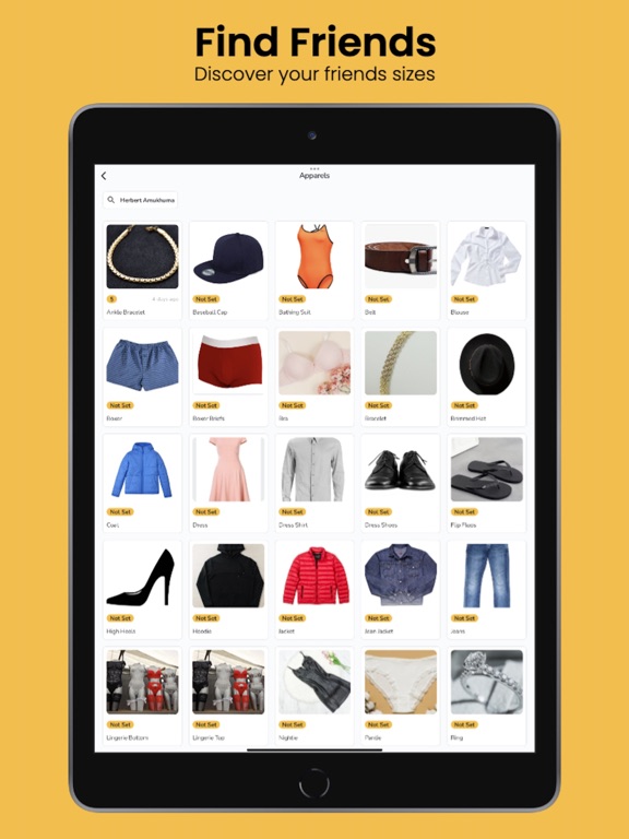 Sizes Now iPad screenshot 3 - Lifestyle app
