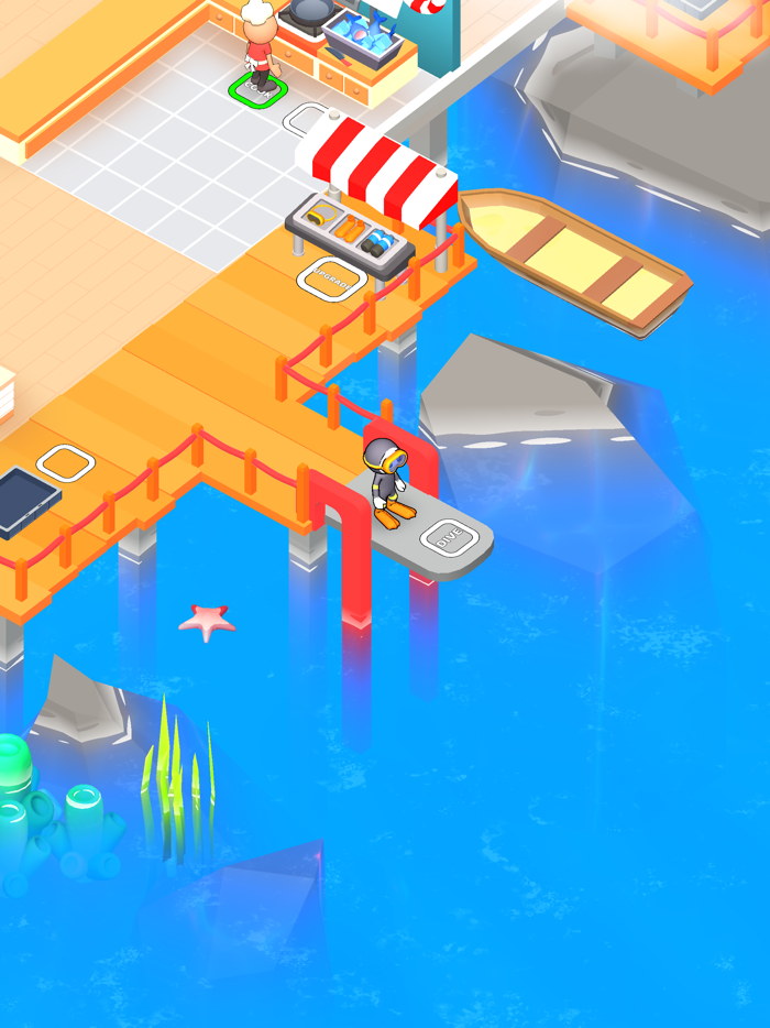 Fish Restaurant Diving Game