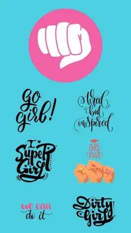 Game screenshot Girl Power Stickers! apk