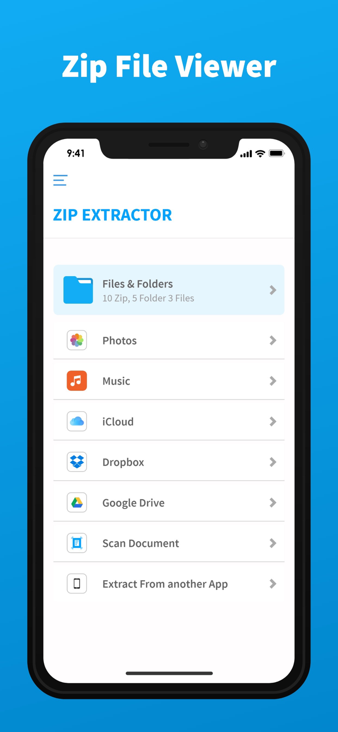Zip Extractor .