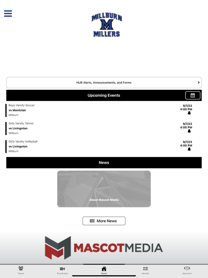 Millburn Millers Athletics