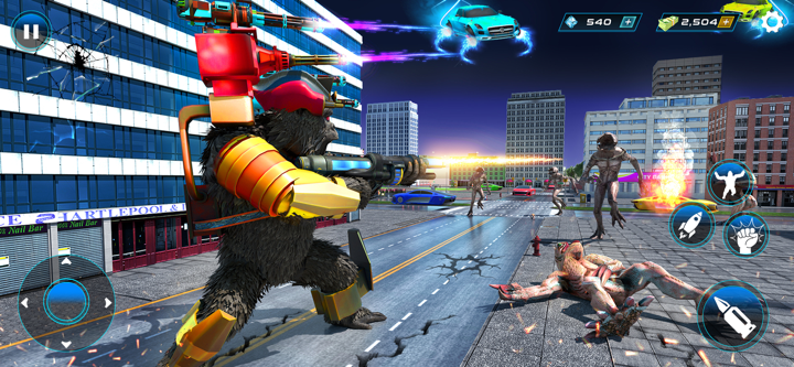 Flying Gorilla Animal Sim 3D screenshot 3