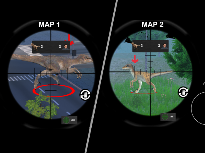 Dino hunting with sniper