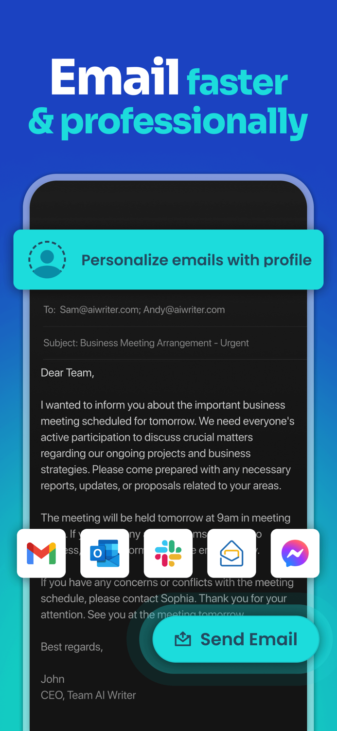 AI Writer Email Essay Writing