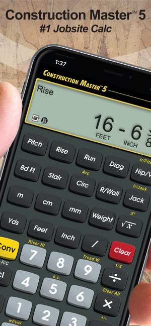 Construction Master 5 Calc on the App Store