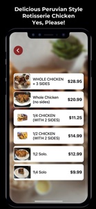 Mario's Peruvian Chicken screenshot #3 for iPhone