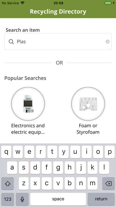 RRRASOC Recycling Authority Screenshot