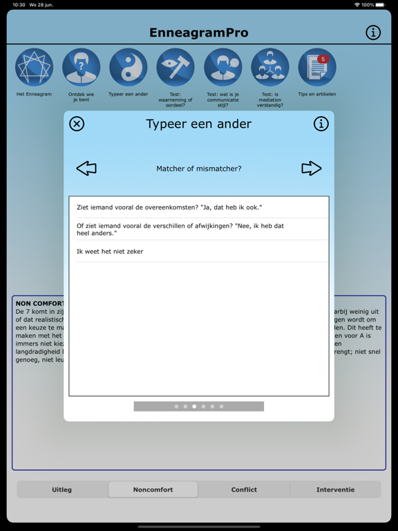 EnneagramPro iPad app afbeelding 4