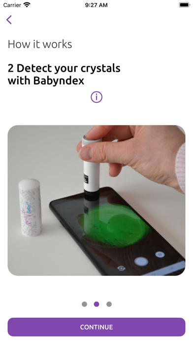 Babyndex Saliva Ovulation Test Screenshot