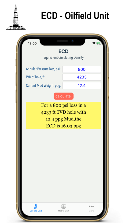 #1. Oilfield ECD Pro (iOS) 由: zhandos uakanov