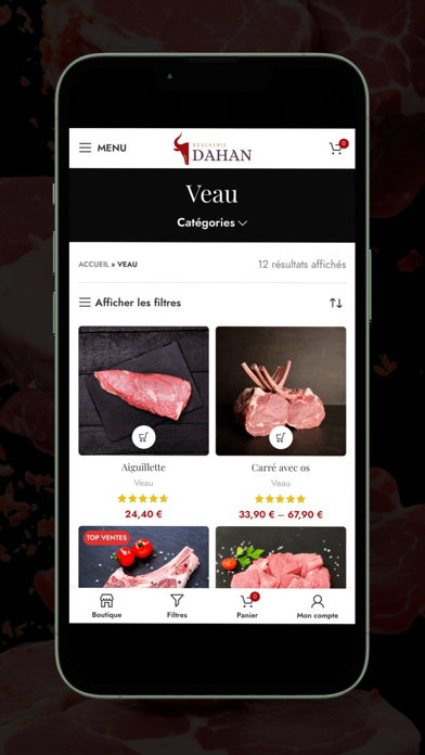 Boucherie DAHAN Screenshot