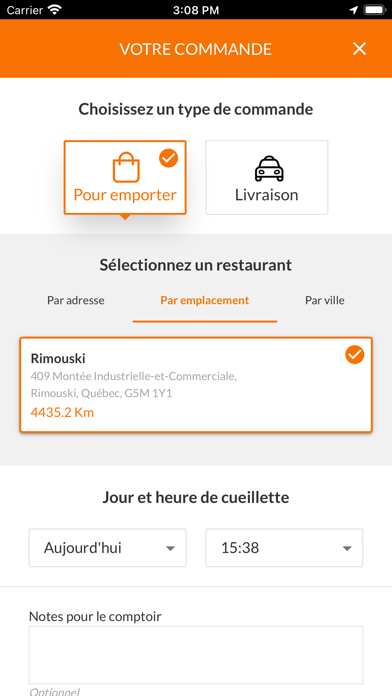 Groupe Expérience Resto Screenshot