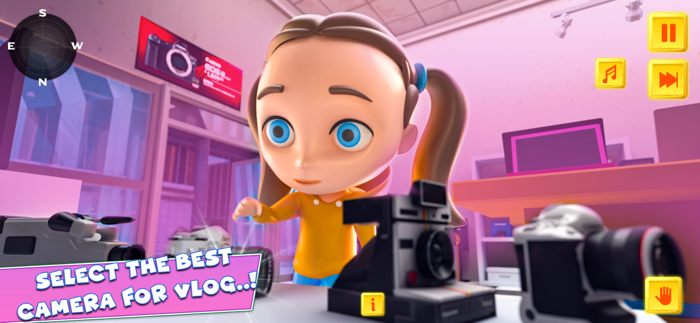 Vlogger Girl Life Simulator 3D