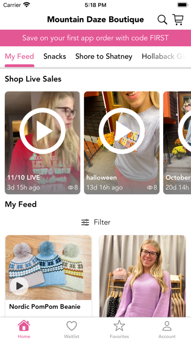 Mountain Daze Boutique Screenshot