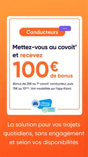 klaxit - covoiturage quotidien iPhone Captures Décran 4