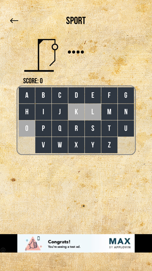 #2. Hangman++ (iOS) 来自: Dickson Consulting LLC