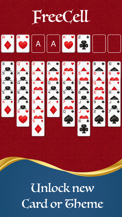 FreeCell Solitaire Watch Game Screenshot