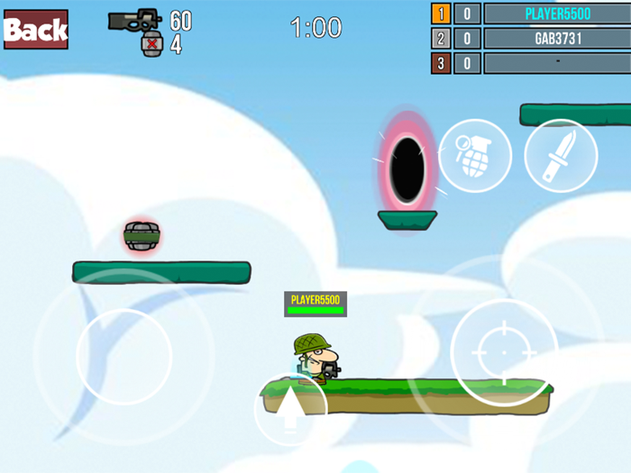 Funny Shooting man playtime