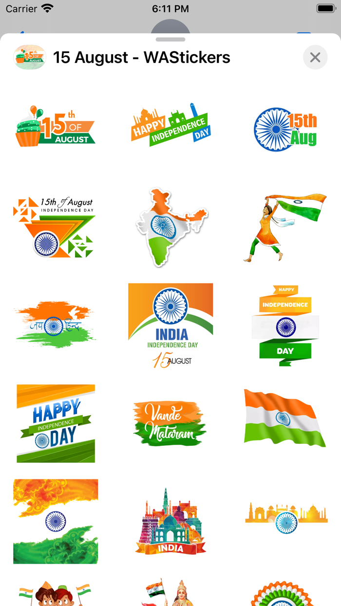 15 August - WAStickers