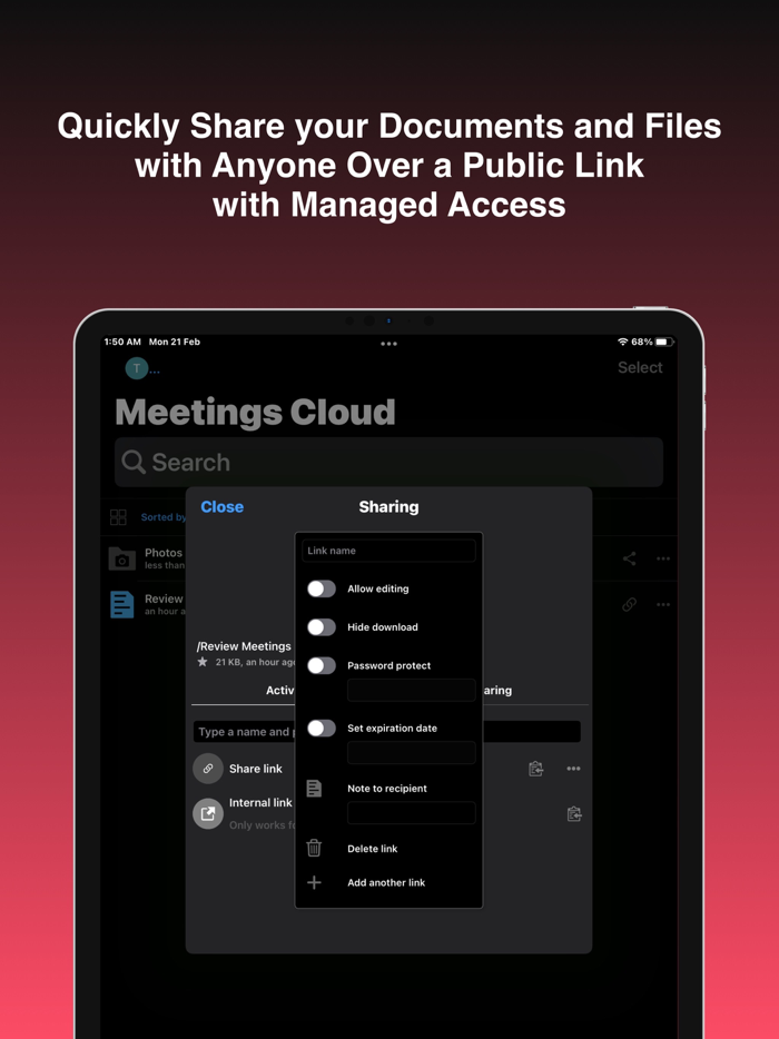 Private Meetings Cloud