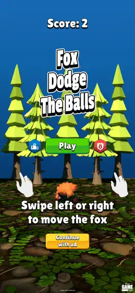 Game screenshot Fox dodge the balls hack