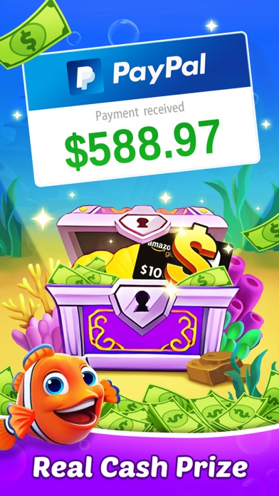Solitaire Fish - Win Real Cash Screenshot