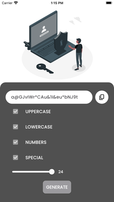 Passkey Generator Screenshot