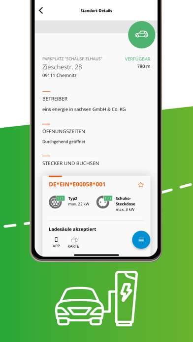 eins E-Mobil Screenshot
