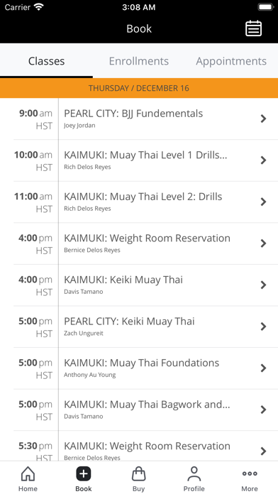 The MangoTree Fitness&MuayThai Screenshot