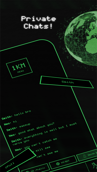 1 KM - AI Chatbot & Strangers Screenshot