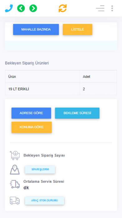 Qolay Sipariş Yönetimi Screenshot