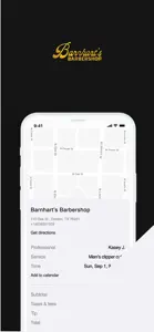 Barnhart’s Barbershop screenshot #1 for iPhone