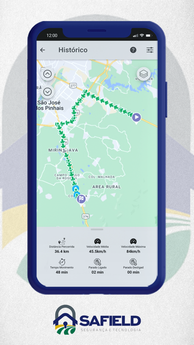 Safield Tracking Screenshot