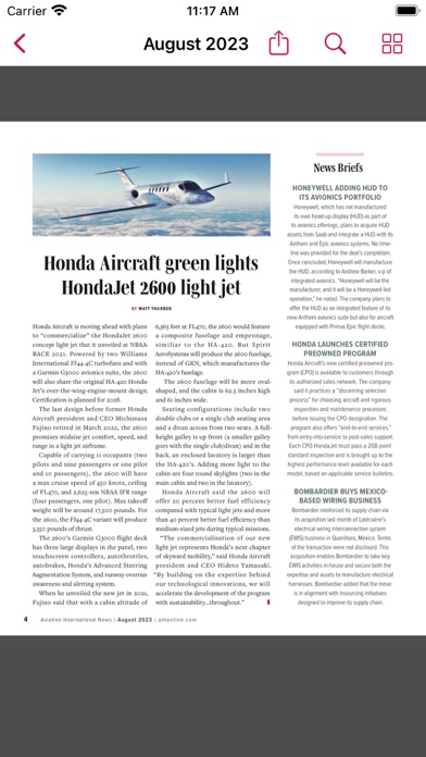 Aviation International News Screenshot