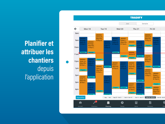 Screenshot #5 pour Tradify: Gestion des chantiers