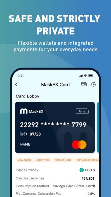 MaskEX Crypto & Privacy Wallet screenshot-4