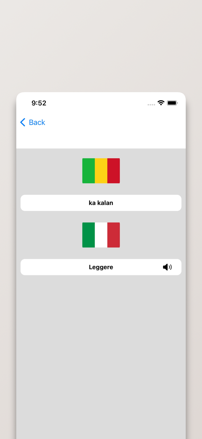 Dizionario Bambara-Italiano