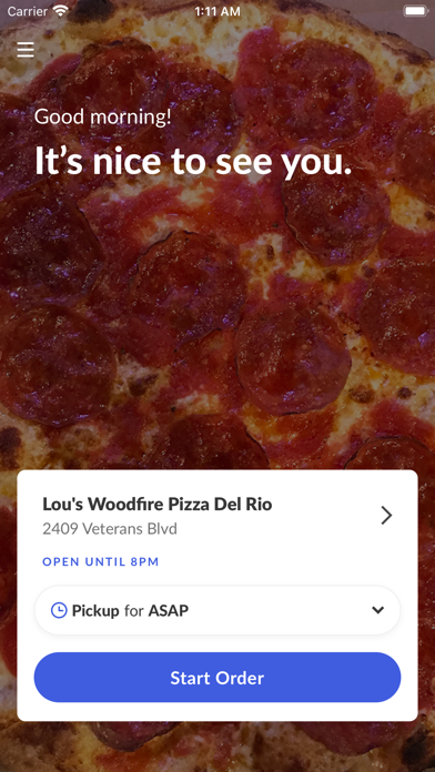 Lou's Woodfire Pizza Screenshot